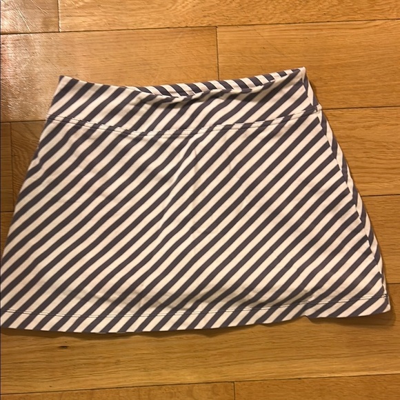 Athleta Dresses & Skirts - Athleta White and Brown A-line Mini Skirt Casual